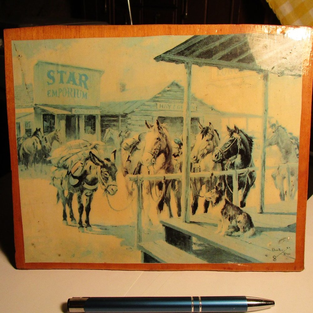 Custom Mounted Photograph: Oddball Horse